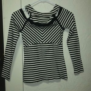 Bebe New off the shoulder long sleeve top